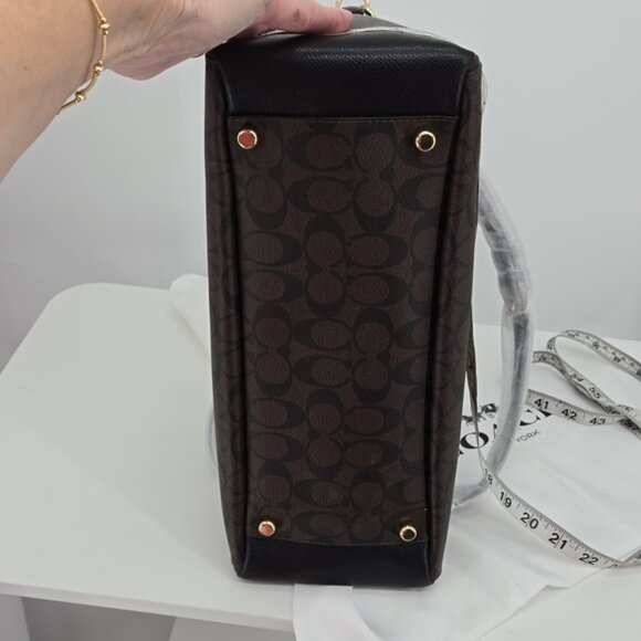 Coach Signature Morgan Smooth Leather Detailing F34617 - Picture 13 of 14